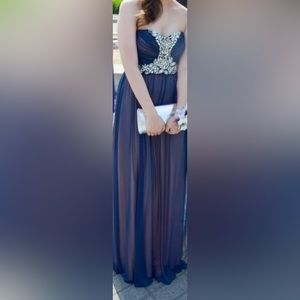 Sequin Prom Dress/Gown Size S